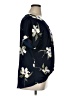 West Kei 100% Polyester Black Short Sleeve Blouse Size XL - photo 4
