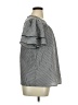 Unbranded 100% Polyester Gray Short Sleeve Blouse Size 1X - photo 4