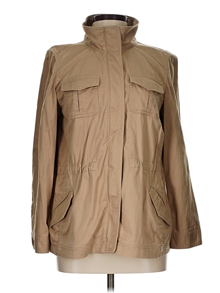 Pre-owned Talbots Raincoat In Tan