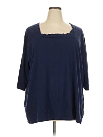 Ulla Popken 3/4 Sleeve T-Shirt (view 1)