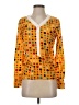 Young Threads 100% Polyester Polka Dots Orange Long Sleeve Blouse Size S - photo 1