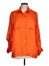 MICHAEL Michael Kors 100% Polyester Orange 3/4 Sleeve Blouse Size M - photo 1