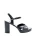 A&M 100% Leather Black Sandals Size EU 38 - photo 1
