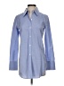 Theory 100% Cotton Blue Long Sleeve Button-Down Shirt Size P (petite) - photo 1