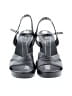 A&M 100% Leather Black Sandals Size EU 38 - photo 2