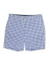 Talbots Checkered-gingham Blue Shorts Size 2 - photo 1