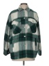 Zara Plaid Green Coat Size M - photo 1