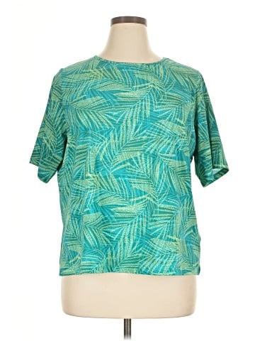 Lands' End Short Sleeve Blouse (view 1)