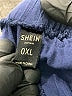 Shein 100% Cotton Solid Blue Shorts Size 0X - photo 3