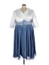 JJ's House 100% Polyester Blue Cocktail Dress Size 26 - photo 1