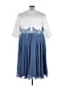 JJ's House 100% Polyester Blue Cocktail Dress Size 26 - photo 2