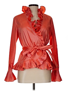 Adrianna Papell Long Sleeve Blouse