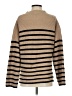 Rails Stripes Tan Turtleneck Sweater Size S - photo 2