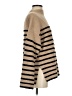 Rails Stripes Tan Turtleneck Sweater Size S - photo 4