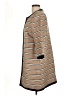 Ann Taylor Stripes Tan Coat Size L - photo 5