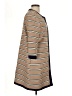 Ann Taylor Stripes Tan Coat Size L - photo 4