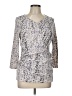 CAbi Gray 3/4 Sleeve Blouse Size L - photo 1