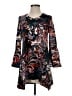 Win Win Paisley Black Casual Dress Size S - photo 1
