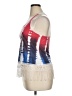 Way to Celebrate! 100% Polyester Red Sleeveless Blouse Size XL - photo 5