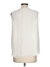 Ann Taylor LOFT 100% Polyester Ivory Sleeveless Blouse Size L - photo 2