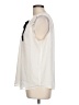 Ann Taylor LOFT 100% Polyester Ivory Sleeveless Blouse Size L - photo 5