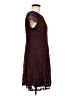 AB Studio 100% Polyester Burgundy Cocktail Dress Size M - photo 4