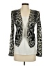 Bebe Animal Print Gray Blazer Size XXS - photo 1