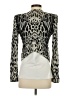 Bebe Animal Print Gray Blazer Size XXS - photo 2
