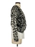 Bebe Animal Print Gray Blazer Size XXS - photo 4