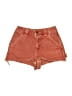 PacSun Orange Denim Shorts Size 24 - photo 1