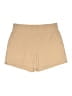 Marika Solid Tan Khaki Shorts Size XL - photo 1