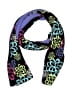 Unbranded 100% Polyester Floral Purple Blue Scarf One size - photo 1