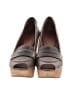 Lucky Brand 100% Leather Gray Wedges Size 10 - photo 2