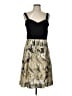Tory Burch Graphic Gold Cocktail Dress Size 10 - photo 1