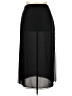 Unbranded 100% Polyester Solid Black Formal Skirt Size 18 - photo 2