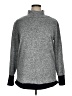 Serra 100% Polyester Gray Turtleneck Sweater Size XL - photo 1
