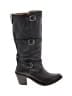 FRYE 100% Leather Black Boots Size 8 1/2 - photo 1
