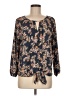 West Kei 100% Polyester Blue 3/4 Sleeve Blouse Size M - photo 1