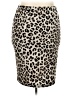 Chico's Animal Print Tan Casual Skirt Size Lg (2) - photo 1