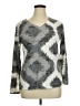 Before+Again Silver 3/4 Sleeve T-Shirt Size XL - photo 1