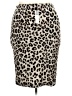 Chico's Animal Print Tan Casual Skirt Size Lg (2) - photo 2