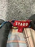STAUD 100% Polyester Print Orange Casual Pants Size 2 - photo 8