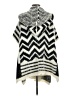 Modena Chevron-herringbone Ivory Poncho One size - photo 2