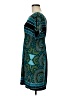 B. Smart Paisley Teal Cocktail Dress Size M (estimated) - photo 5