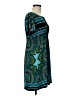 B. Smart Paisley Teal Cocktail Dress Size M (estimated) - photo 4