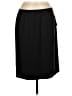 Le Suit Separates 100% Polyester Solid Black Casual Skirt Size 8 - photo 1