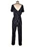 Express Stripes Black Jumpsuit Size M - photo 2
