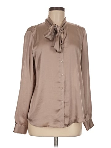 DKNY Long Sleeve Blouse (view 1)