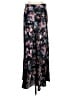 L'Agence 100% Silk Floral Black Casual Skirt Size 14 - photo 1