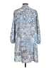 Passport 100% Polyester Paisley Blue Casual Dress Size M - photo 2